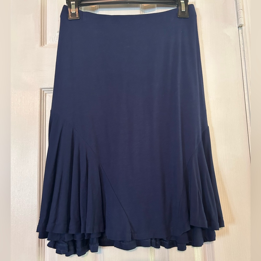 Ralph Lauren Skirt Navy Blue Size Small Petite